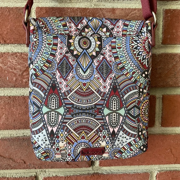 Sakroots Sak On The Go Small Messenger Travel Crossbody Graphic Print NWOT - Picture 15 of 16